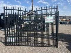 7FT(H)x 20FT(L) Metal Farm Driveway  Gate