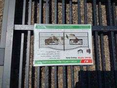 7FT(H)x 20FT(L) Metal Farm Driveway  Gate