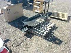 Metal Stool, Poles, Metal Cover, Metal Ramp