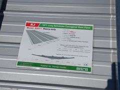 Qty 100 10FT Long Galvalume Corrugated Steel Panel