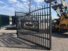 7FT(H)x 20FT(L) Metal Farm Driveway  Gate
