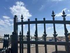 7FT(H)x 20FT(L) Metal Farm Driveway  Gate