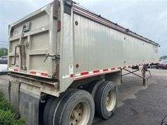 2006 East Genesis T/A Aluminum 3/4 Frame End Dump Trailer