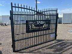 7FT(H)x 20FT(L) Metal Farm Driveway  Gate