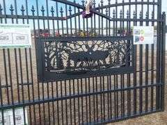 20 ft Bi-Parting Wrought Iron Gate