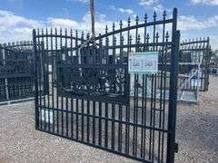 7FT(H)x 20FT(L) Metal Farm Driveway  Gate