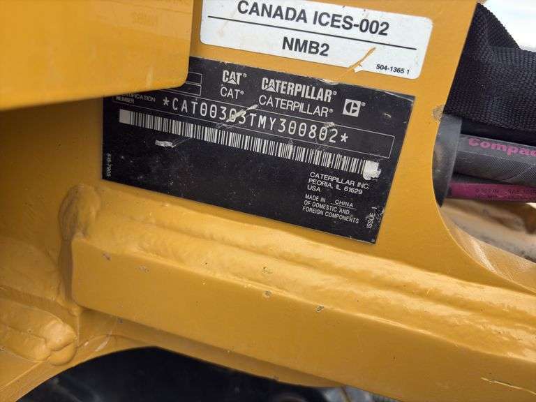 2022 Cat 303 CR Mini Excavator - Albuquerque, NM