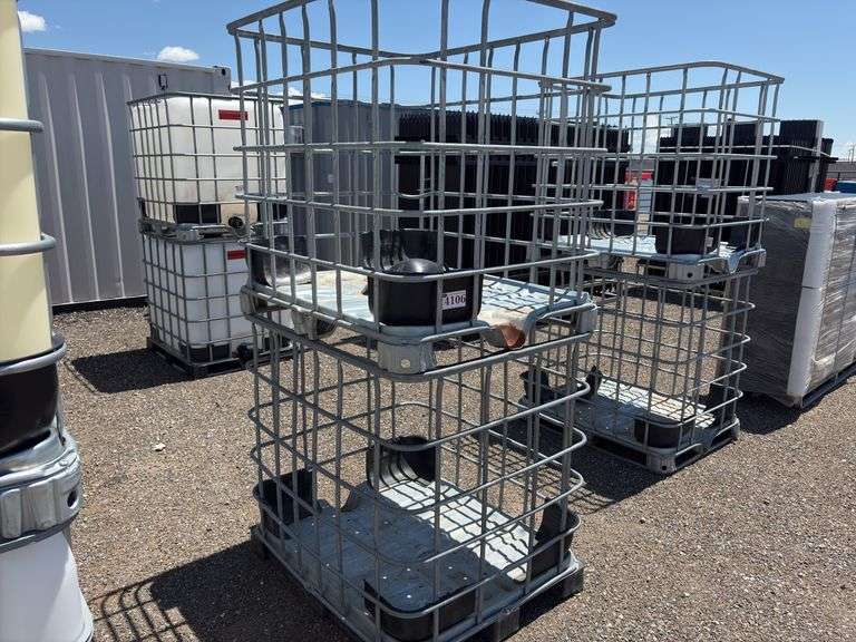 Qty Of (2) 275 Gal Metal Basket