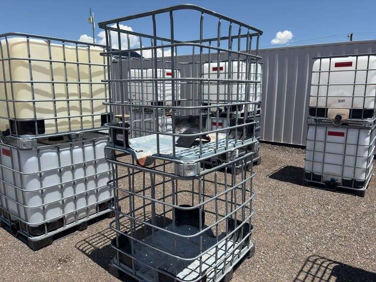 Qty Of (2) 275 Gal Metal Basket