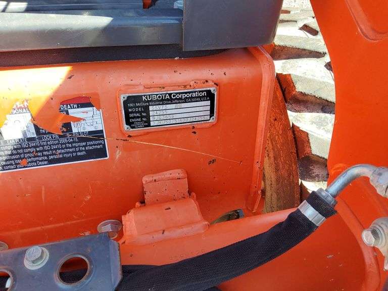 2019 Kubota SSV75 Skid Steer Loader