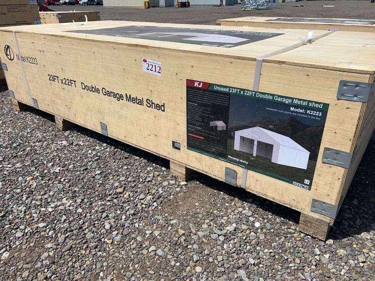 Double Garage Metal Shed 23ft x 22ft - Albuquerque NM