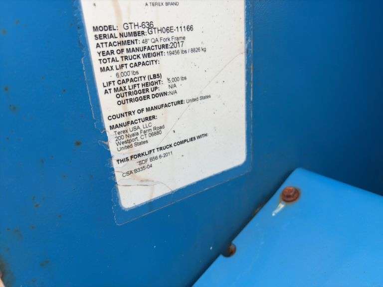 2017 Genie GTH-636 6000 Lb 4x4x4 Telescopic Forklift - Albuquerque, NM