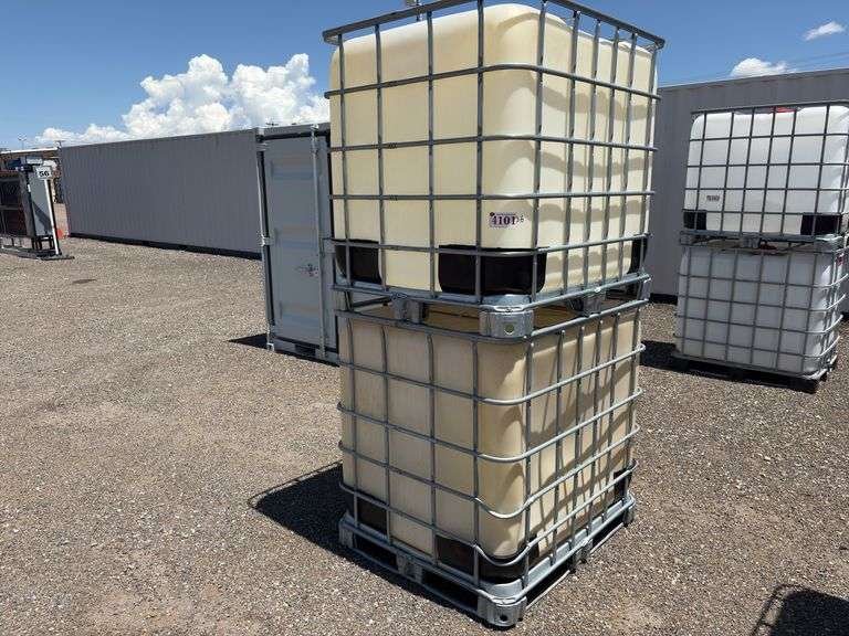 Qty Of (2) 275 Gal Basket Tanks