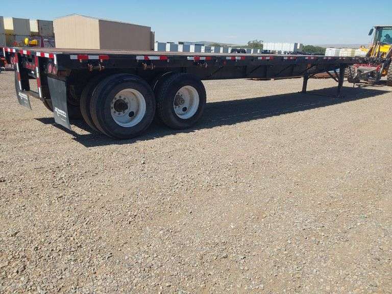 1988 Great Dane 53 ft T/A Flatbed Trailer
