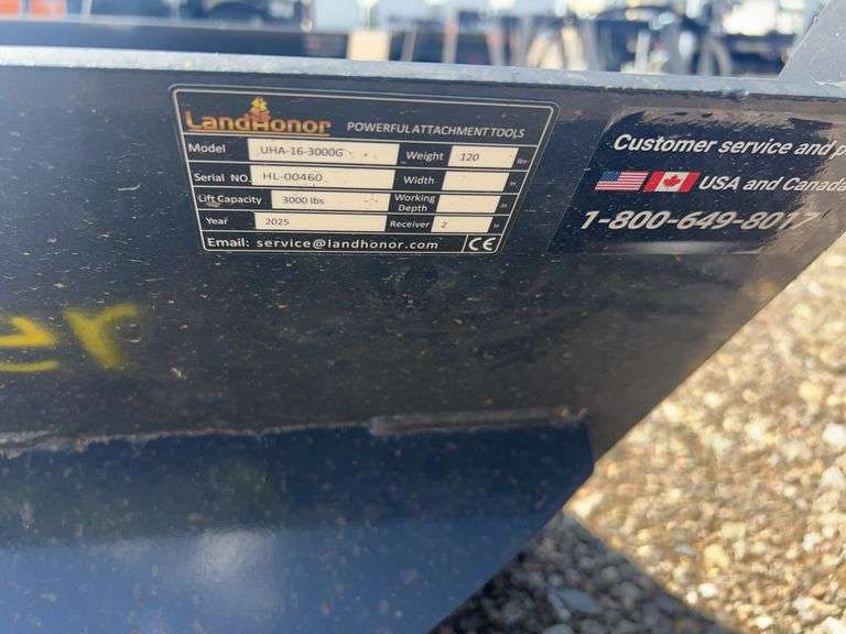 2025 Landhonor UHA-16-3000G Utility Hitch Adapter 2" Receiver - Albuquerque NM
