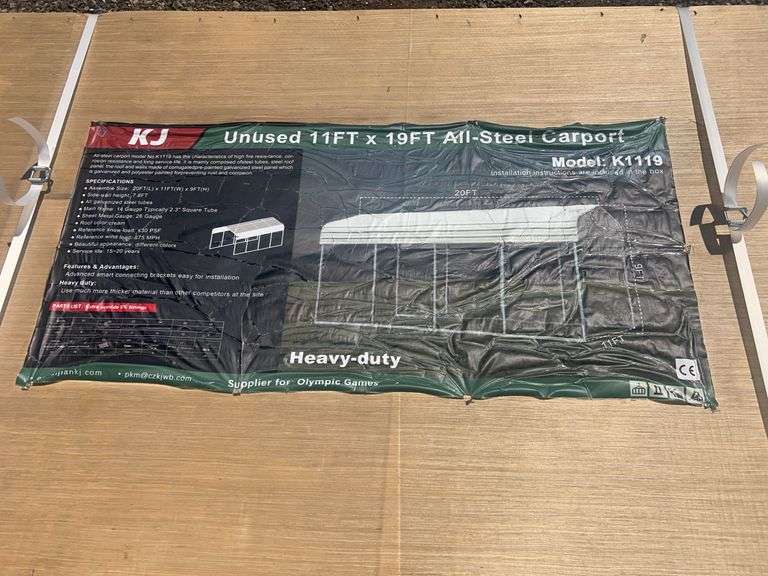 Single Steel Carport 11ft x 19 ft - Albuquerque NM