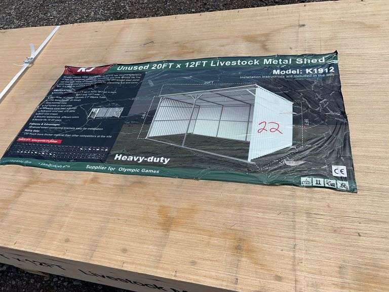 20ft x 12ft Livestock Metal Shed - Albuquerque NM