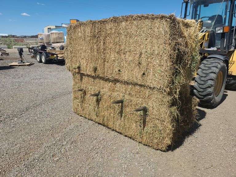 Qty 2 3x3x8 Bales Alfalfa Hay - J&J Auctioneers LLC