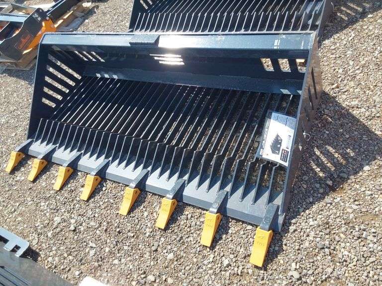 Landhonor 72in Skid Steer Rock Bucket  Model RB-14-78W - Albuquerque NM