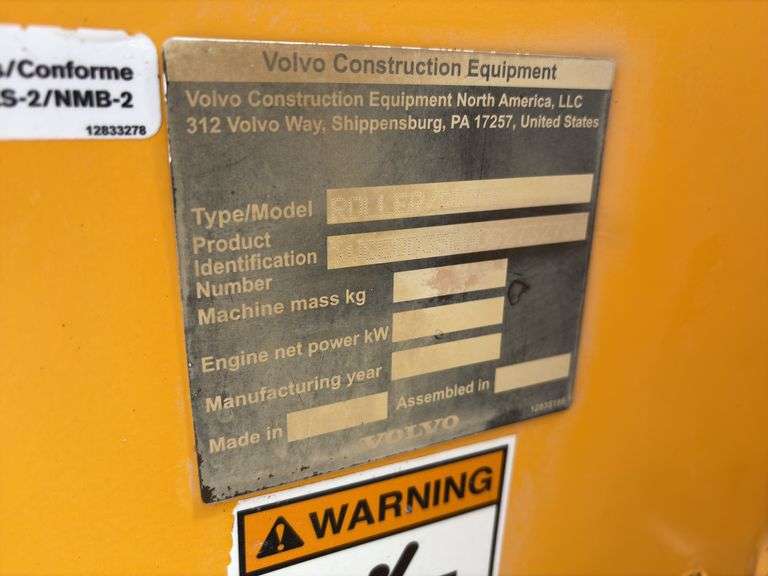 2018 Volvo DD35B Vibratory Tandem Drum Roller - Albuquerque, NM