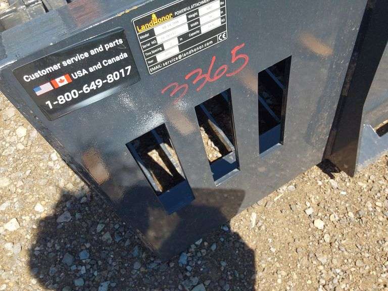 Landhonor 78in Skid Steer Rock Bucket Model RB-14-78W - Albuquerque NM
