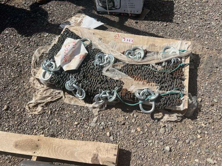 LandHonor LHR-G80 QTY OF (8) PALADIN 7 ft Double Legs Lifting Chain Sling