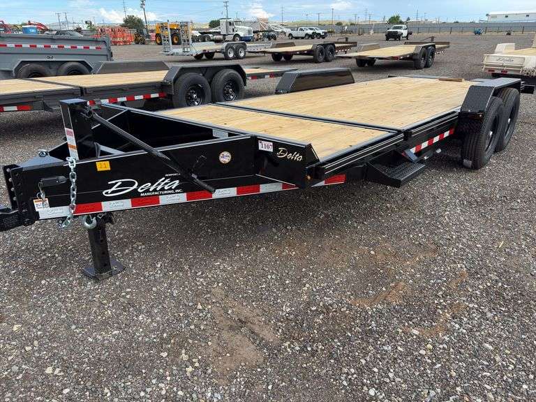 2025 Delta 20 ft T/A Tilt Deck Equipment Trailer - Albuquerque NM