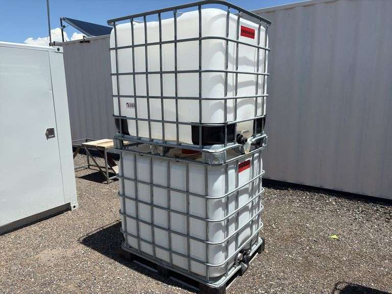 Qty Of (2) 275 Gal Basket Tanks