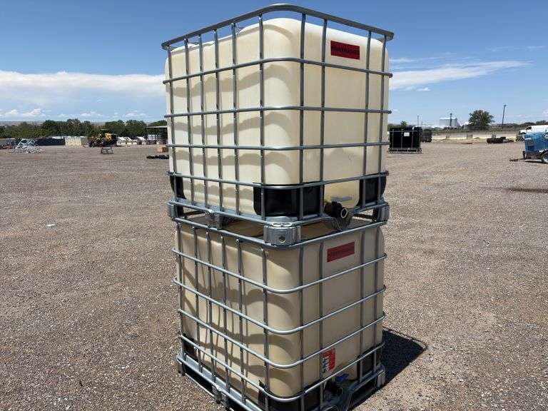 Qty Of (2) 275 Gal Basket Tanks
