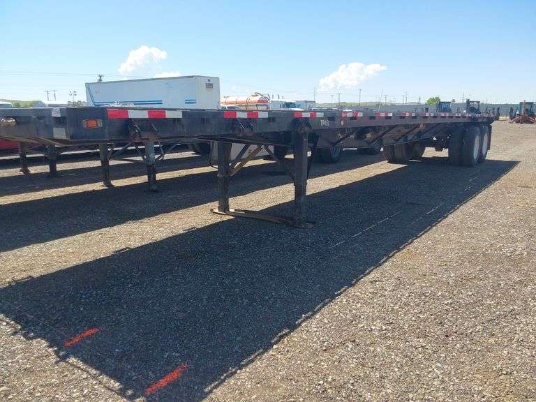 1988 Great Dane 53 ft T/A Flatbed Trailer
