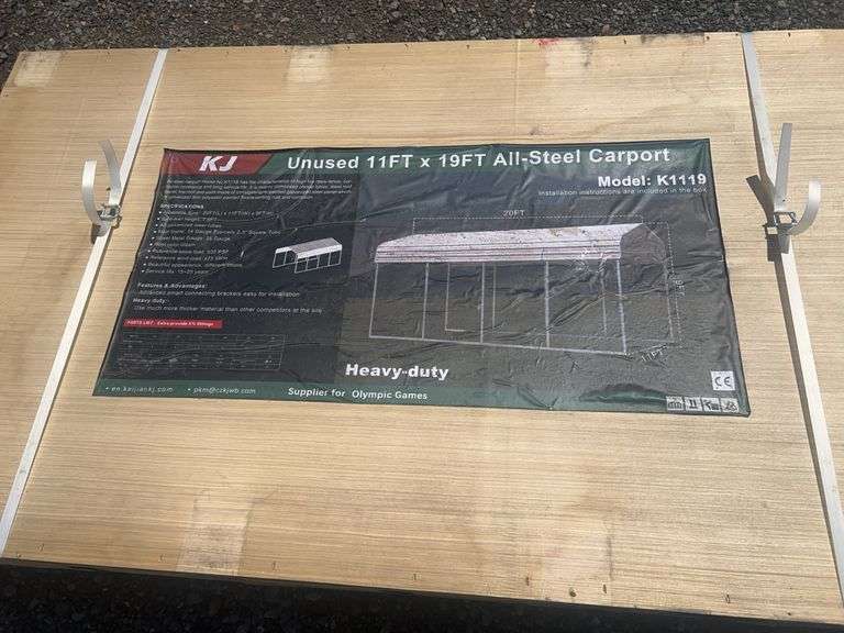 Single Steel Carport 11ft x 19ft - Albuquerque NM