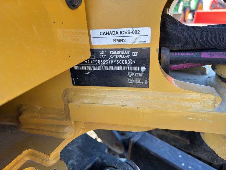 2022 Cat 303 CR Mini Excavator