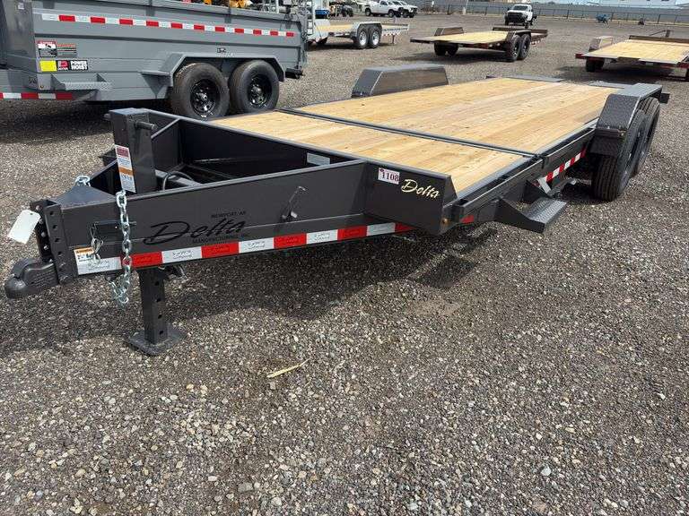 2025 Delta 20 ft T/A Tilt Deck Equipment Trailer - Albuquerque NM