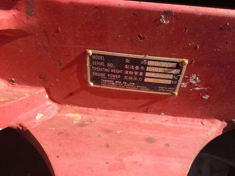 2018 Takeuchi TB290 Excavator