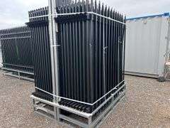 Qty 40 7FT 2-Rail Iron Site Fencing - Albuquerque NM