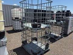 Qty Of (2) 275 Gal Metal Basket