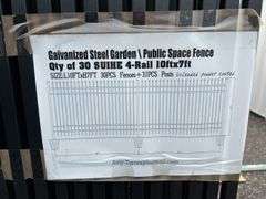 Qty (30) 2025 Greatbear 10 x 7 4-Rail Iron Fencing - Albuquerque NM