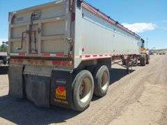 2006 East Genesis T/A Aluminum 3/4 Frame End Dump Trailer