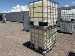 Qty Of (2) 275 Gal Basket Tanks