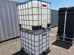 Qty Of (2) 275 Gal Metal Basket Tank