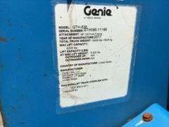 2017 Genie GTH-636 6000 Lb 4x4x4 Telescopic Forklift