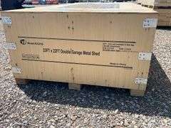Double Garage Metal Shed 23ftx22ft - Albuquerque NM