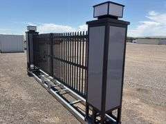 20FT Driveway Electric Double Swing Gate - Albuquerque NM