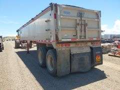 2006 East Genesis T/A Aluminum 3/4 Frame End Dump Trailer