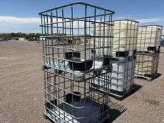 Qty Of (2) 275 Gal Metal Basket