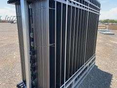 8ftx6ft powder coated steel site fence model K0608-22 - Albuquerque NM