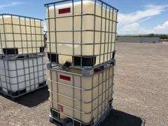Qty Of (2) 275 Gal Basket Tanks