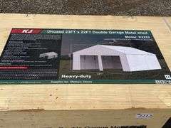 Double Garage Metal Shed 23ft x 22ft - Albuquerque NM