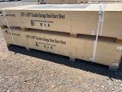 Double Garage Steel Barn Shed 33ftx25ft - Albuquerque NM