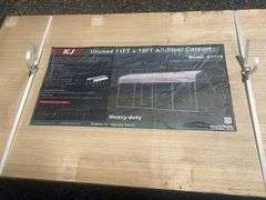 Single Steel Carport 11ft x 19ft - Albuquerque NM